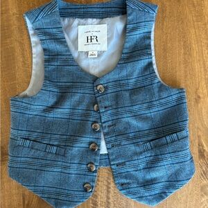 Janie and Jack Navy Striped Vest